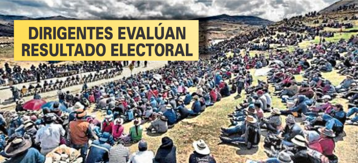 Dirigentes de comunidades de zonas mineras evalúan elecciones 2021 Dirigentes de comunidades de zonas mineras evalúan elecciones 2021