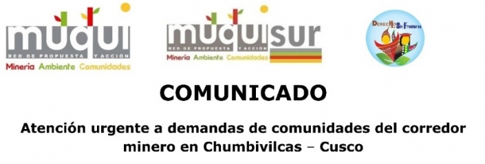 Chumbivilca COMUNICADO