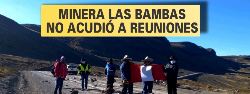 Protestas contra minera Las Bambas