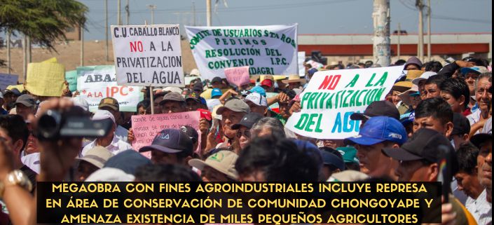 Marchas Chiclayo contra proyecto La Montería - Autor:: Red Muqui